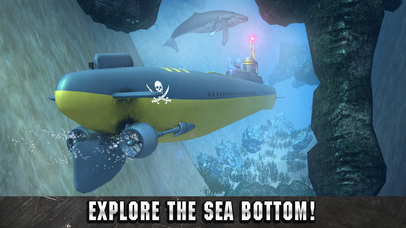 Pirate Submarine Driving Simulator 3D screenshot 2
