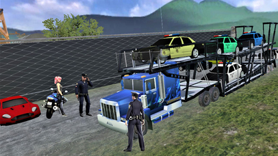 Police Car Transporter 3D screenshot 3
