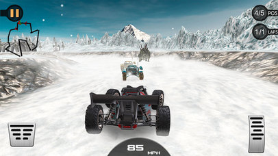 Snow Drift Dino World Car Racing Challenges 2017 screenshot 4