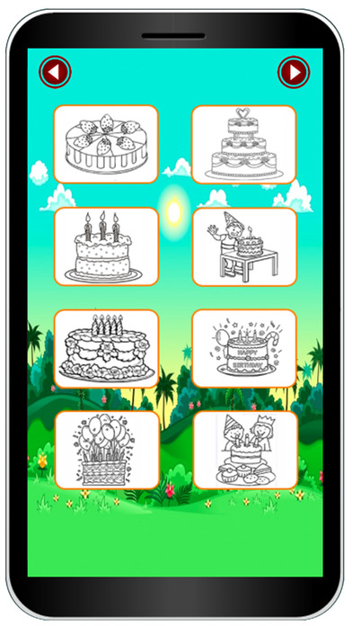 The Most Delicious Colouring Book Games screenshot 2