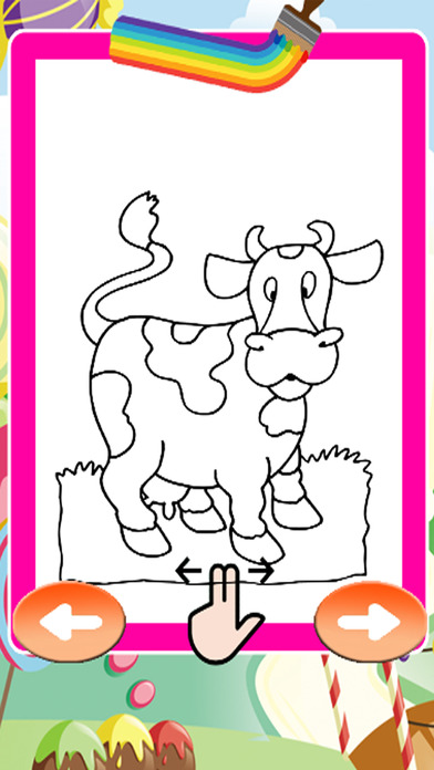 Coloring Book Children Day Drawing Cow screenshot 2