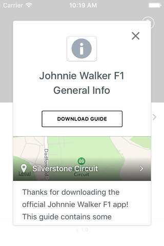 Johnnie Walker F1 Guide screenshot 3