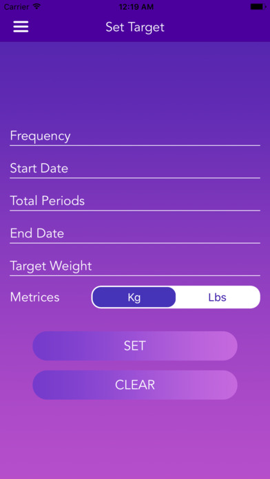 Weight Tracker App screenshot 3