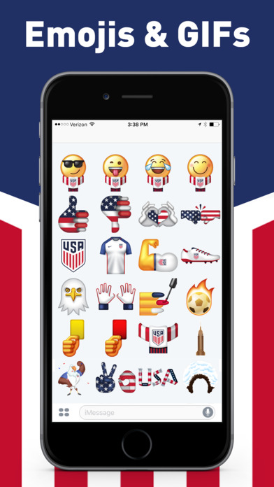 US Soccer FAN Stickers screenshot 2
