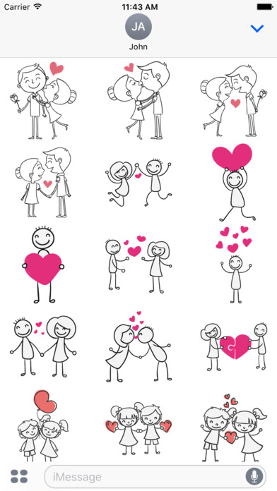 Couple Love Sticker screenshot 3