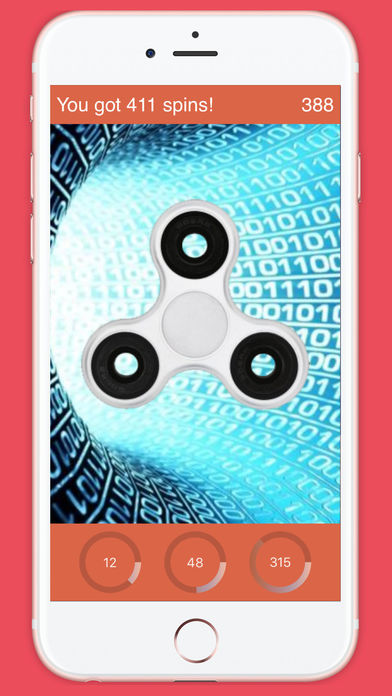 Fidget Hand Spinner with Energy Circles screenshot 2