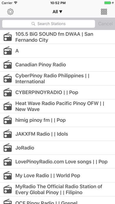 Radio FM Pinoy online Stations screenshot 2