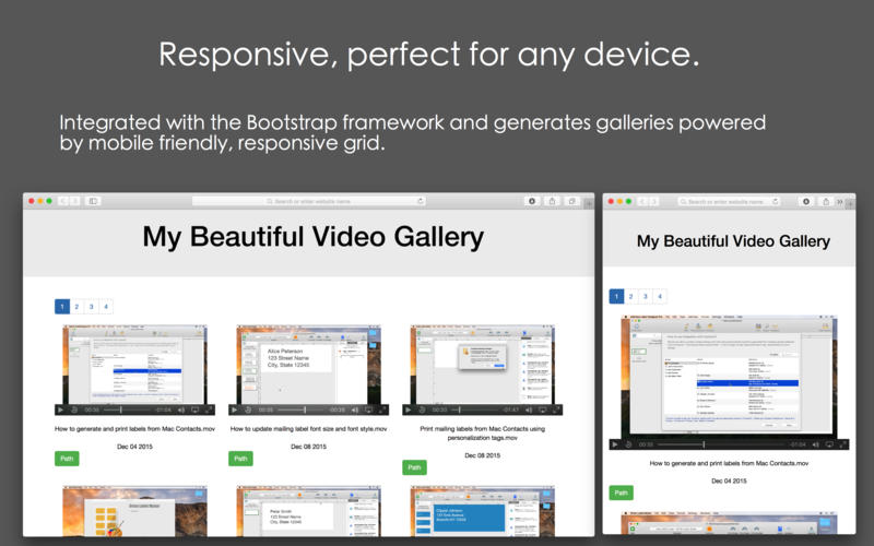 Responsive Video Grid for Mac 3.10 破解版 - 视频编辑管理