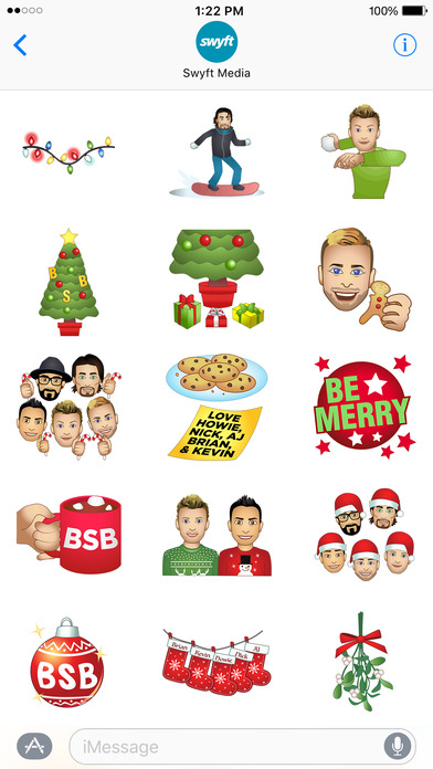 BSB Holiday Stickers & GIFs by Backstreet Boys screenshot 3
