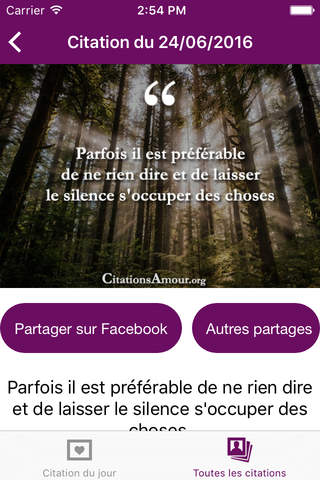 Citations d'Amour en images screenshot 3