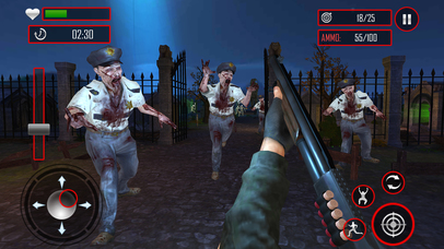 Zombie kill shot - Virus Zombie Frontier shooting screenshot 2