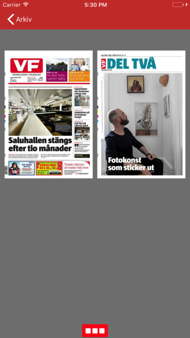 Värmlands Folkblad e-tidning screenshot 3