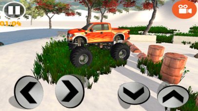 Monster Wheels Offroad Arena Parking Game screenshot 2
