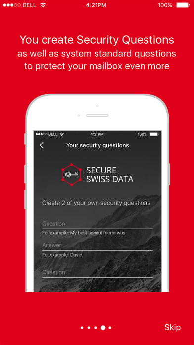 Secure Swiss Encrypted Mail and data services screenshot 3
