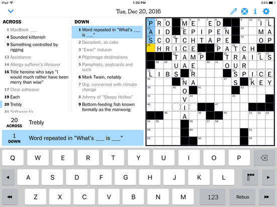 android crossword nytimes