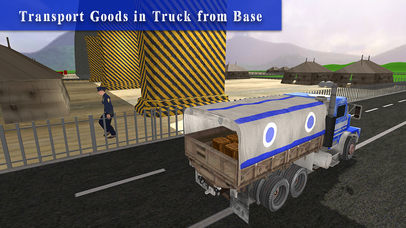 Police Airplane Flight Pilot: Truck Transport Duty screenshot 2