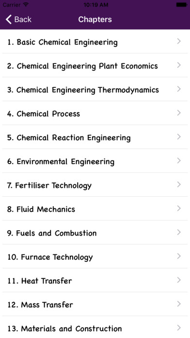 Chemical Engineering Complete Quiz screenshot 2