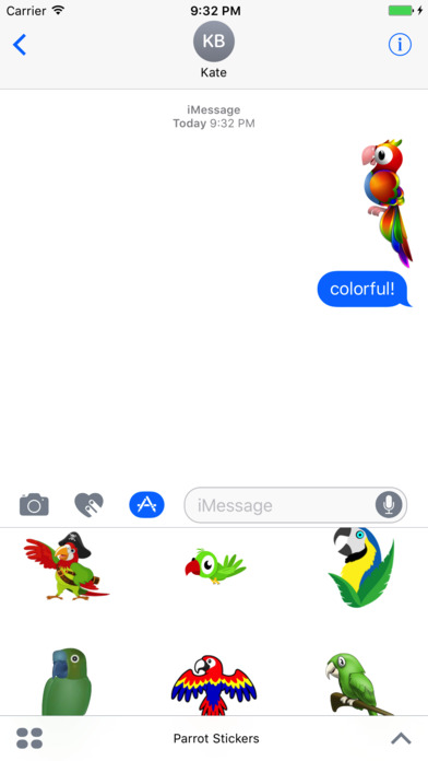 Parrot Stickers screenshot 2