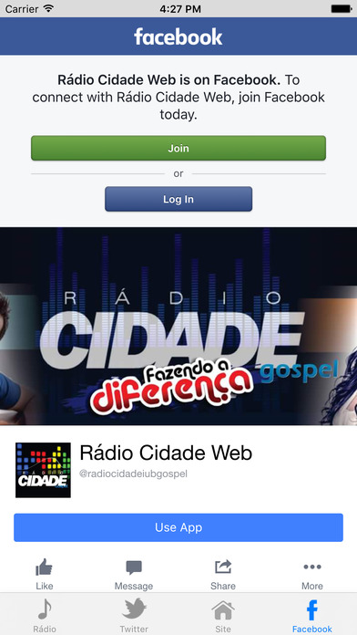 Web Rádio Cidade Gospel screenshot 2