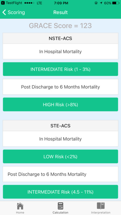 GRACE Risk Score screenshot 3