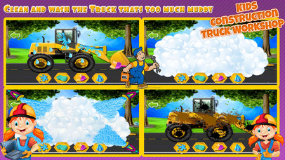 Construction Truck Workshop - kids Education Game screenshot 3