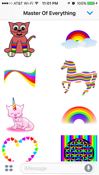 Rainbow Stickers : Nature's Beautiful Miracle screenshot 2