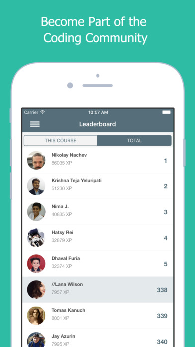 Screenshots of Learn Python for iPhone
