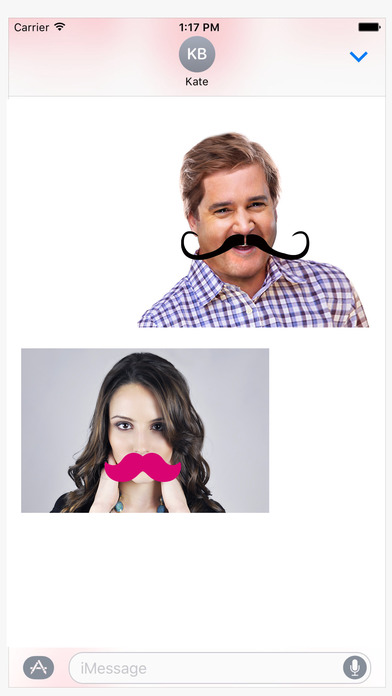 Mustache Party Stickers screenshot 2