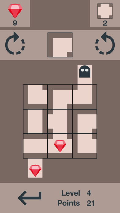 Gem Stealer - a maze/puzzle game with diamonds screenshot 2