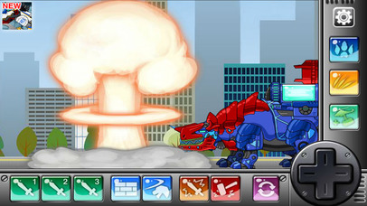 합체! 다이노 로봇 - 티라노+트리케라2 공룡게임 screenshot 2