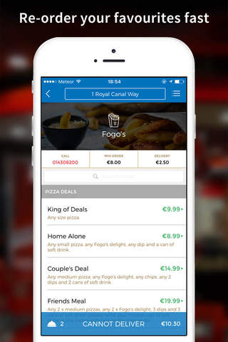 Fogo's - Pizza & Burgers screenshot 3