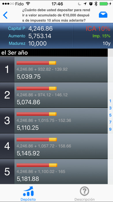 Captura de pantalla del iPhone 5