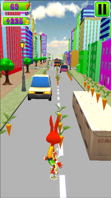 Rabbit SkateBoard Runner screenshot 4