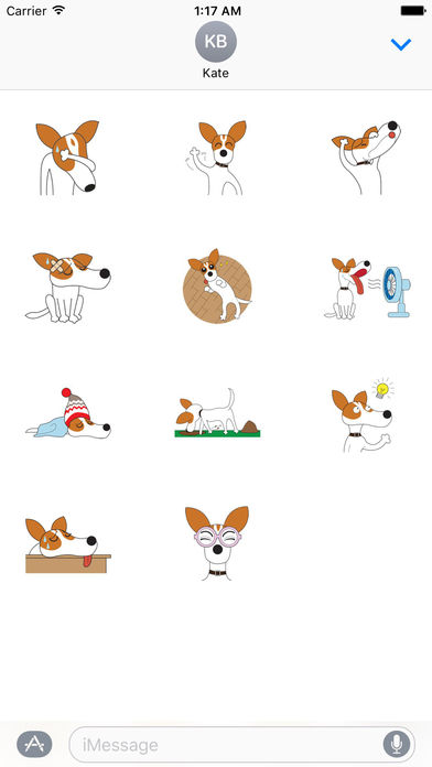 Jack Russel Terrier - Cowboy Dog Sticker screenshot 3