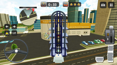 Smart Car Transport Truck: Multi Level Crane screenshot 2