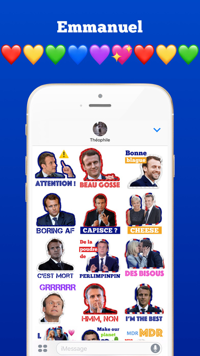 Macron Président 2017-2022 Stickers autocollants screenshot 3
