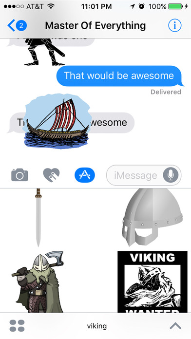 Viking Stickers : Not From Minnesota screenshot 2