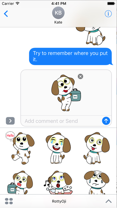 RottyOji - Rottweiler Emojis & Stickers Pack screenshot 2