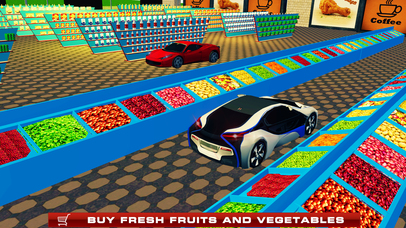 Supermarket Drive Through 3D – Shop in Car Sim screenshot 2