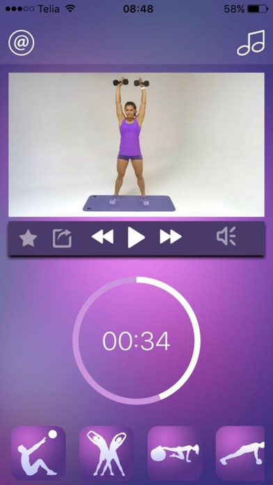 Dumbbell Workout- Free Weights Training Exercises screenshot 2