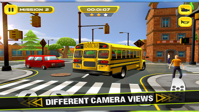 Kids School Bus - Driver Simulator 3D Game screenshot 3