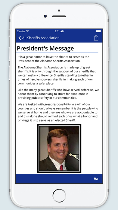 Alabama Sheriffs Association screenshot 2