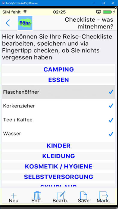 Föhr App für den Urlaub screenshot 2