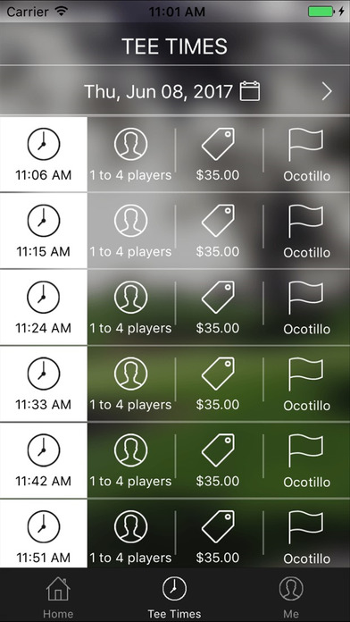 Ocotillo Golf Club Tee Times screenshot 3