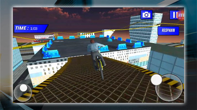 Rooftop BMX Bicycle Rider Stunts screenshot 4