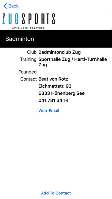 Zug Sports screenshot 4