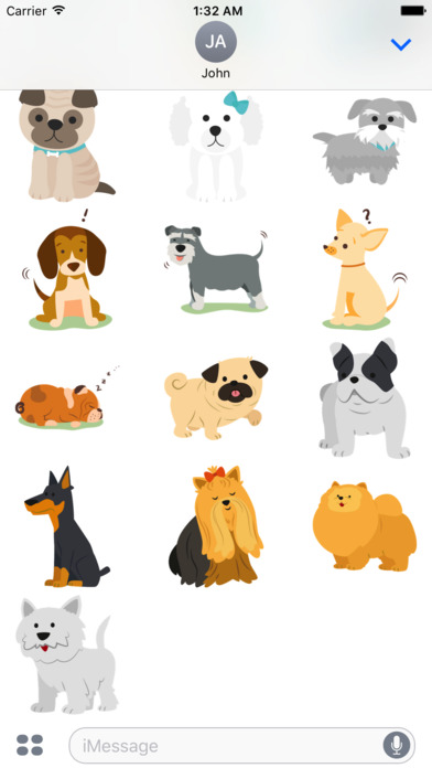 Cute Dogs Sticker screenshot 4