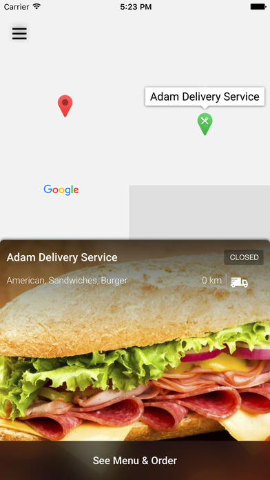 Adam Delivery Service screenshot 2