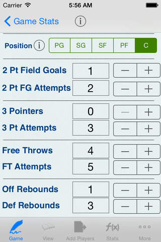 Basketball Player Stat Tracker screenshot 4