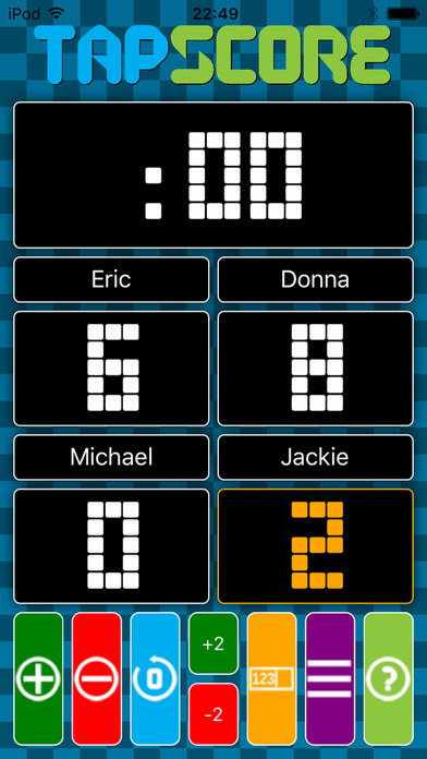 TapScore Game Scorekeeper screenshot 2